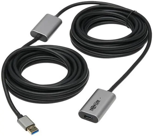 Alt view image 2 of 8 - Tripp Lite U330-10M-AL Black & Grey USB Cable