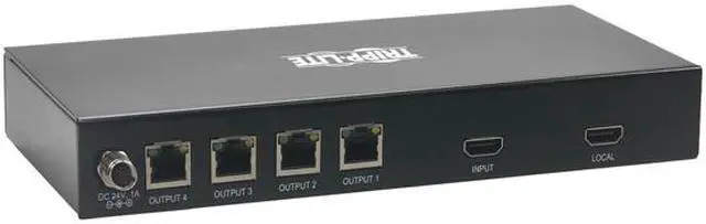 Alt view image 2 of 4 - 1x4 HDMI over Cat6 Splitter for Medical Applications, 4K 60 Hz, HDR, 4:4:4, PoC, 230 ft. (76.7 m), TAA