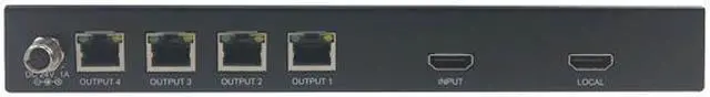 Alt view image 4 of 4 - 1x4 HDMI over Cat6 Splitter for Medical Applications, 4K 60 Hz, HDR, 4:4:4, PoC, 230 ft. (76.7 m), TAA