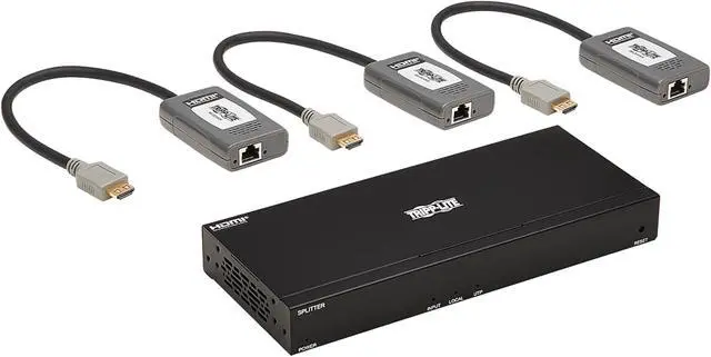 Main image of DisplayPort to HDMI Over Cat6 Extender Kit 4K60Hz HDR 4:4:4 PoC