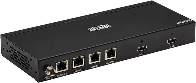 Alt view image 4 of 9 - DisplayPort to HDMI Over Cat6 Extender Kit 4K60Hz HDR 4:4:4 PoC