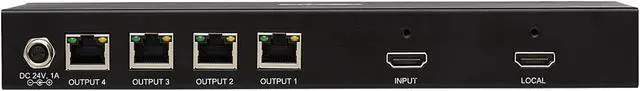 Alt view image 8 of 9 - DisplayPort to HDMI Over Cat6 Extender Kit 4K60Hz HDR 4:4:4 PoC