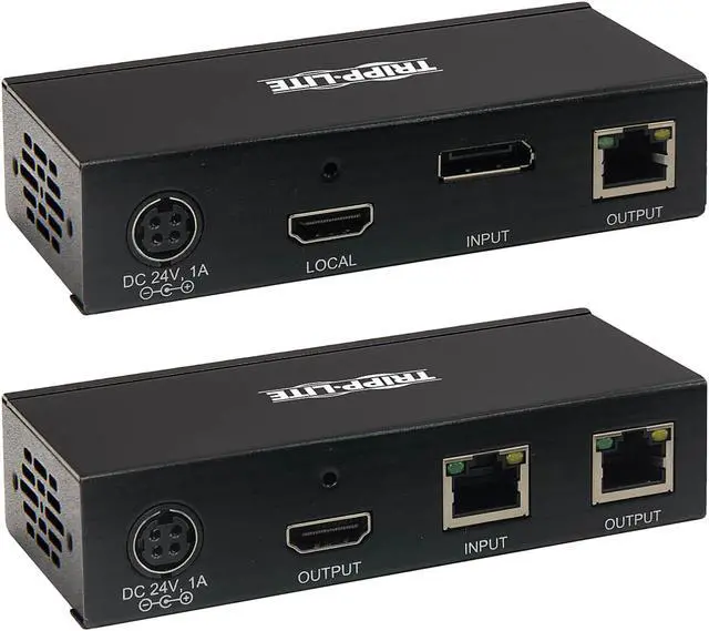Alt view image 2 of 7 - DisplayPort to HDMI Over Cat6 Extender Kit 4K60Hz HDR 4:4:4 PoC