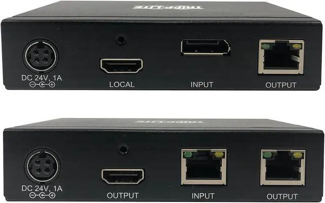 Alt view image 5 of 7 - DisplayPort to HDMI Over Cat6 Extender Kit 4K60Hz HDR 4:4:4 PoC