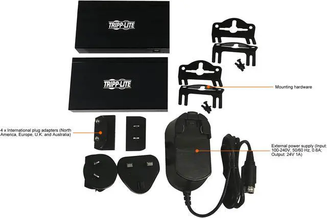 Alt view image 7 of 7 - DisplayPort to HDMI Over Cat6 Extender Kit 4K60Hz HDR 4:4:4 PoC