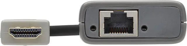 Alt view image 2 of 8 - HDMI Over Cat6 Receiver Pigtail 1-Port 4K60Hz HDR 4:4:4 PoC TAA