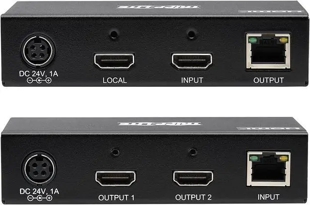 Alt view image 7 of 10 - HDMI Over Cat6 Extender Kit Transmitter/Receiver 4K60Hz HDR PoC