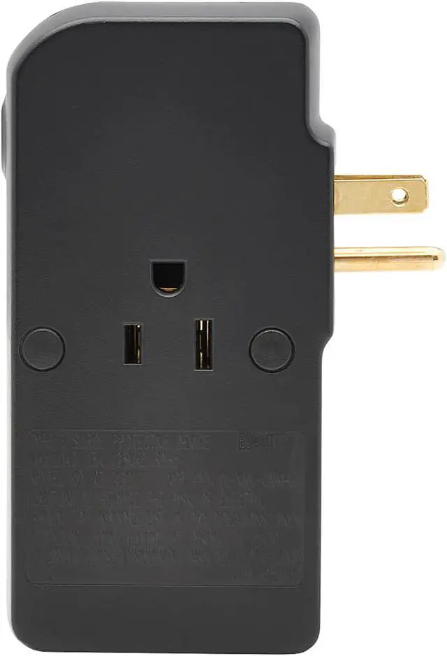 Alt view image 6 of 8 - Safe-IT Surge Protector 3-Outlet 2 USB Ports 5-15P Antimicrobial