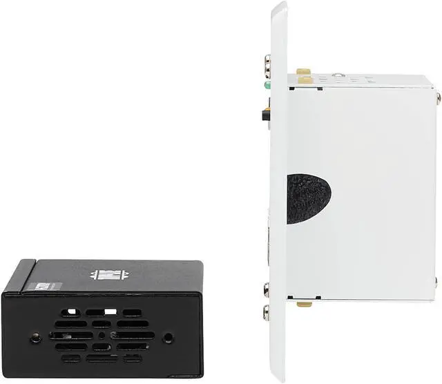 Alt view image 8 of 10 - HDMI Over Cat6 Extender Switch Kit 4-Port Wall Plate/Box 4K PoC
