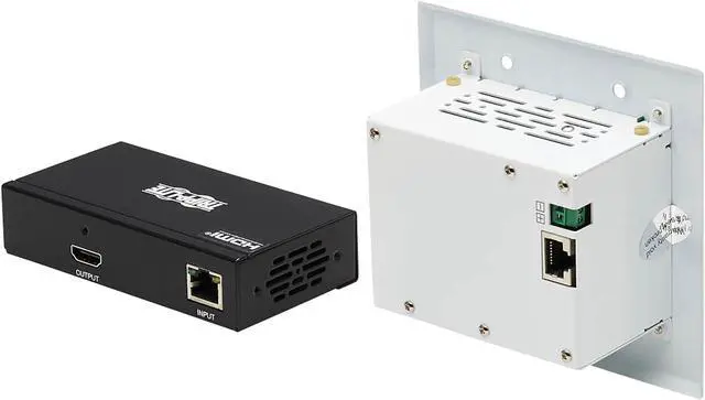 Alt view image 7 of 10 - HDMI Over Cat6 Extender Switch Kit 4-Port Wall Plate/Box 4K PoC