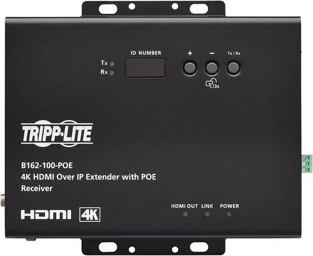 Alt view image 6 of 8 - HDMI Over IP Receiver Transmitter 4K 4:4:4 PoE 328ft 100M