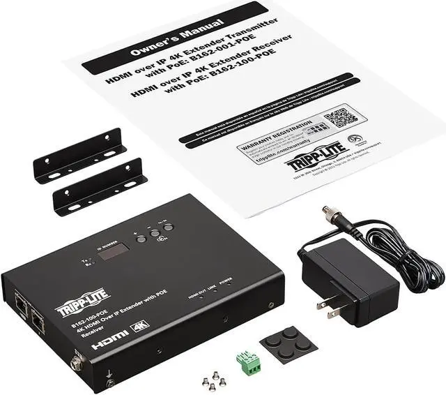 Alt view image 7 of 8 - HDMI Over IP Receiver Transmitter 4K 4:4:4 PoE 328ft 100M