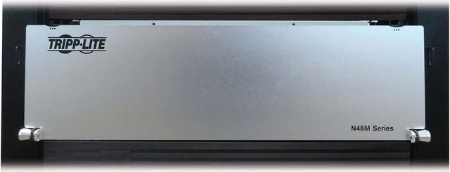 Alt view image 6 of 7 - Preloaded Fiber Panel 3U 24x12F MTP/MPO-PC 4xLC F/F OM4 MMF 10M