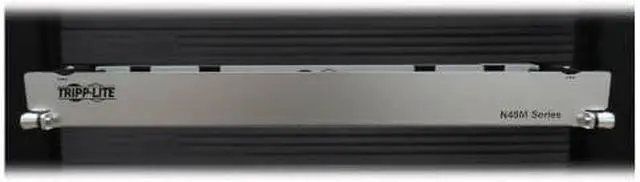 Alt view image 6 of 8 - Preloaded Fiber Panel 1U 4x12F MTP/MPO-PC 4x LC F/M OM4 MMF 10M