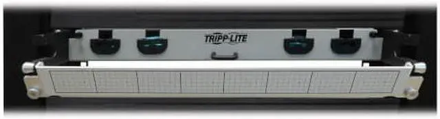 Alt view image 7 of 8 - Preloaded Fiber Panel 1U 6x 4x LC/LC M/M 8F Trunk OM4 MMF 10M