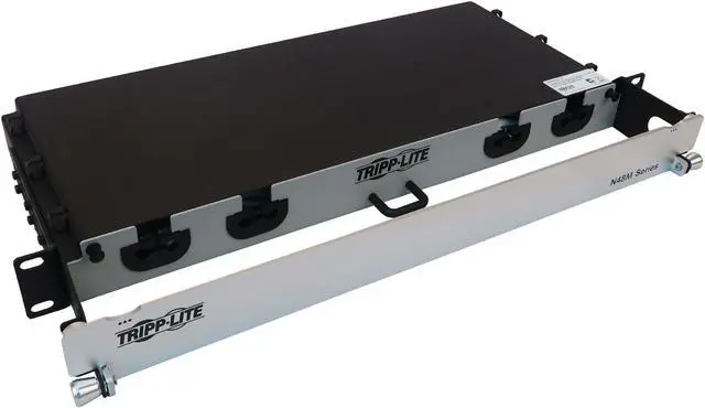 Main image of Preloaded Fiber Panel 1U 6x 4x LC/LC M/M 8F Trunk OM4 MMF 10M