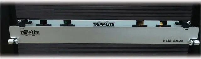 Alt view image 6 of 8 - Preloaded Fiber Panel 1U 2x 12x LC/LC M/M 24F Trunk OS2 SMF 20M