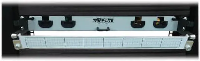 Alt view image 7 of 8 - Preloaded Fiber Panel 1U 2x24F MTP/MPO-AC 12xLC F/M OS2 SMF 20M