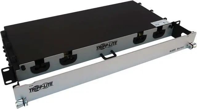 Main image of Preloaded Fiber Panel 2x12F MTP/MPO-APC to 4xLC F/M OS2 SMF 20M