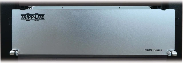 Alt view image 6 of 9 - Preloaded Fiber Panel 3U 24x12F MTP/MPO-APC 4xLC F/F OS2 SMF 10M