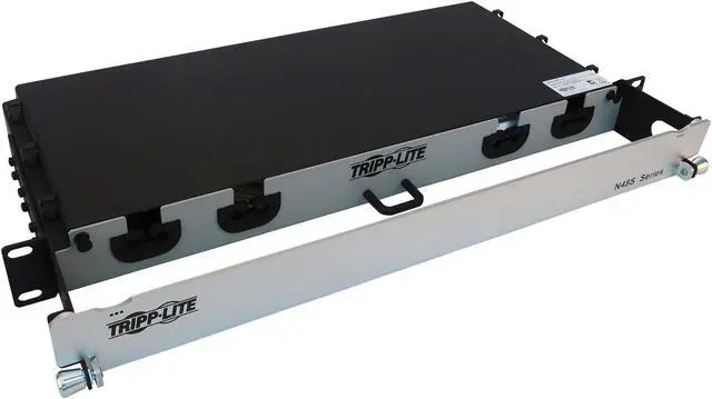 Main image of Preloaded Fiber Panel 1U 6x 4x LC/LC M/M 8F Trunk OS2 SMF 10M