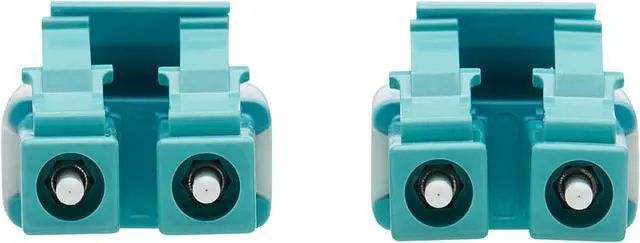 Alt view image 3 of 4 - Fiber Cable 100G MMF Duplex 50/125 OM4 LC/LC Armored Aqua 30M