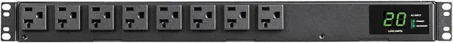 Alt view image 3 of 7 - Tripp Lite PDU ATS / Metered 120V 1.92kW 20A 16 5-15/20R Dual L5-20P 1URM