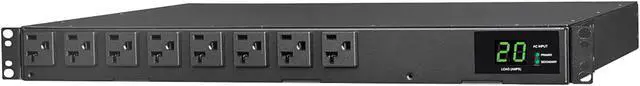 Alt view image 4 of 7 - Tripp Lite PDU ATS / Metered 120V 1.92kW 20A 16 5-15/20R Dual L5-20P 1URM