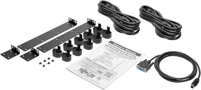 Alt view image 7 of 7 - Tripp Lite PDU ATS / Metered 120V 1.92kW 20A 16 5-15/20R Dual L5-20P 1URM