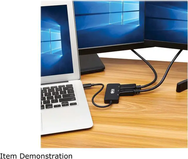 Alt view image 7 of 8 - Tripp Lite USB C Adapter Triple Display 4K 60Hz DisplayPort 8K HDR 4:4:4