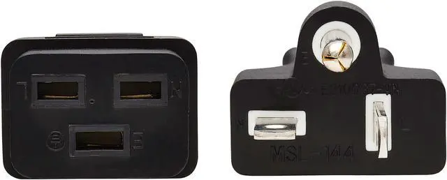 Alt view image 3 of 5 - Tripp Lite Power Cord C19 to NEMA 5-20P Heavy Duty 20A 125V 12AWG Black 6ft