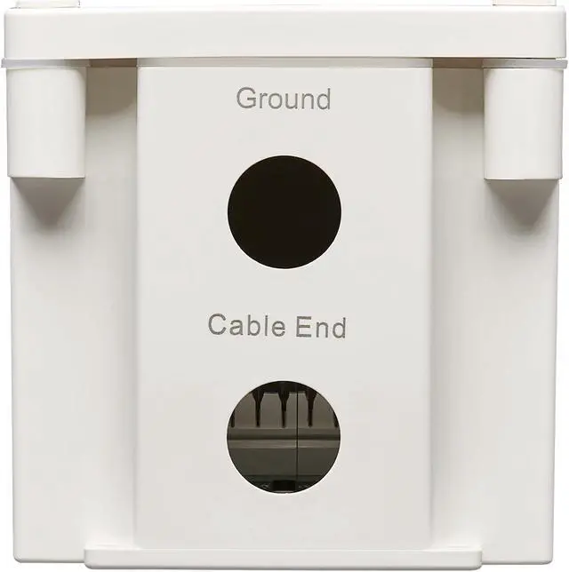 Alt view image 2 of 8 - TRIPP LITE B110-SP-CAT-OD2 Outdoor In-Line PoE Surge Protector Cat5e/6 110 Punch Down IP68
