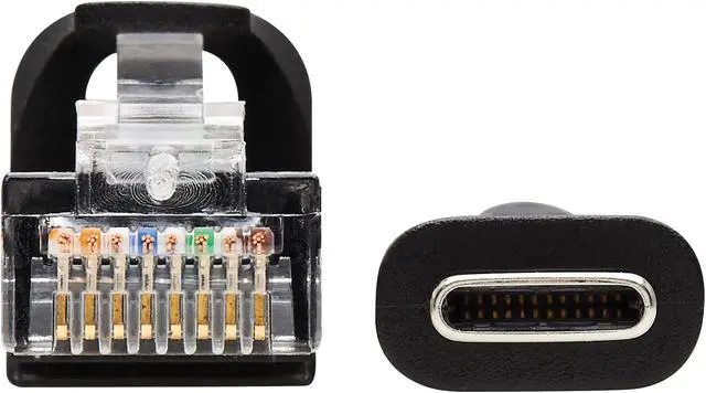 Alt view image 3 of 5 - Tripp Lite USB C to RJ45 Serial Rollover Cable Cisco Compatible M/M 6ft
