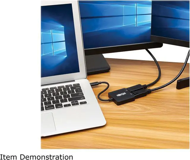 Alt view image 8 of 8 - Tripp Lite USB C Adapter Dual-Display 4K60Hz DisplayPort 8K HDR 4:4:4 Black