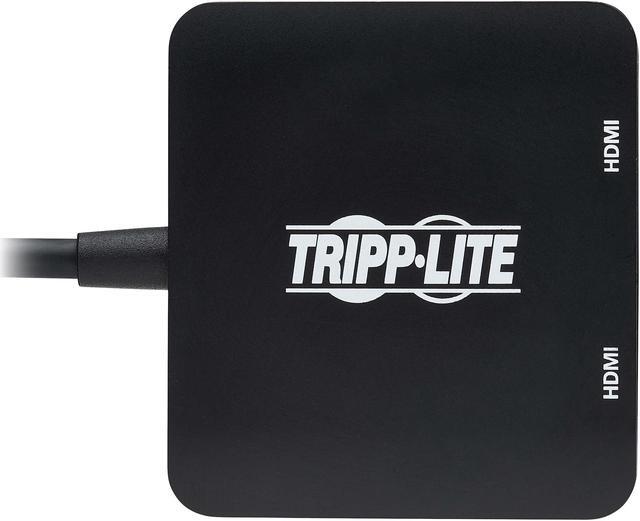 Alt view image 3 of 8 - Tripp Lite USB C Adapter Dual-Display 4K 60Hz HDMI HDR 4:4:4 HDCP 2.2 Black