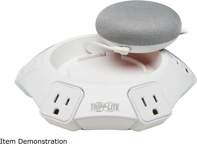 Alt view image 6 of 8 - TRIPP LITE Safe-IT Conference Surge Protector 4 Rotating Outlet USB C USB-A