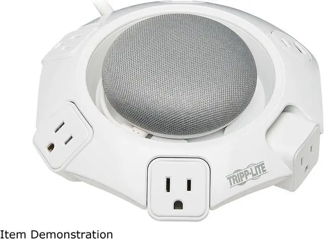 Alt view image 7 of 8 - TRIPP LITE Safe-IT Conference Surge Protector 4 Rotating Outlet USB C USB-A