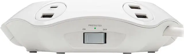Alt view image 3 of 8 - TRIPP LITE Safe-IT Conference Surge Protector 4 Rotating Outlet USB C USB-A