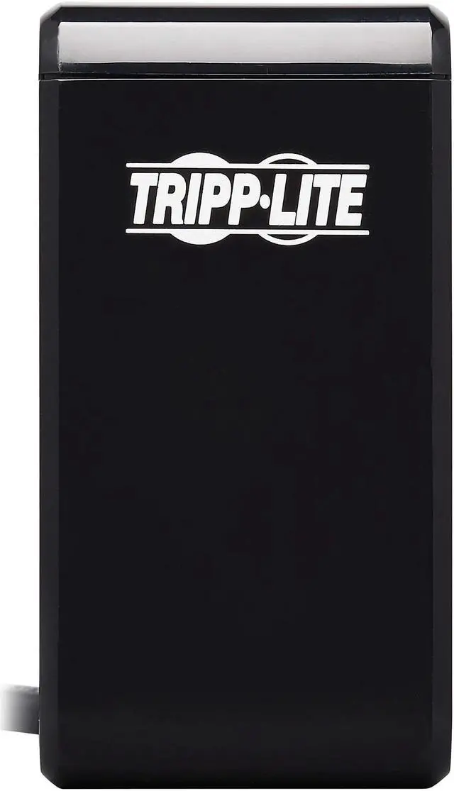 Alt view image 3 of 8 - TRIPP LITE Safe-IT Clamp Surge Protector 6Outlet 5-15R 3 USB Ports 8ft Cord