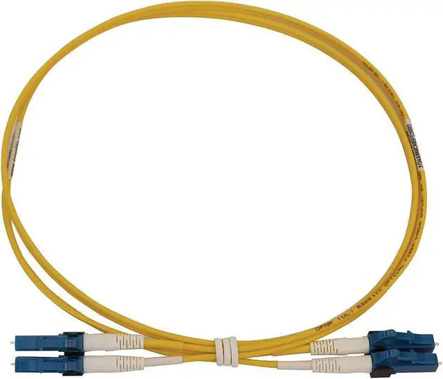 Alt view image 2 of 4 - Tripp Lite Switchable Fiber Patch Cable, Single Mode Duplex, LC to LC, 9/125 OS2, 400 GbE, Yellow, LSZH Jacket, 1 Meter / 3.3 Feet (N370X-01M)