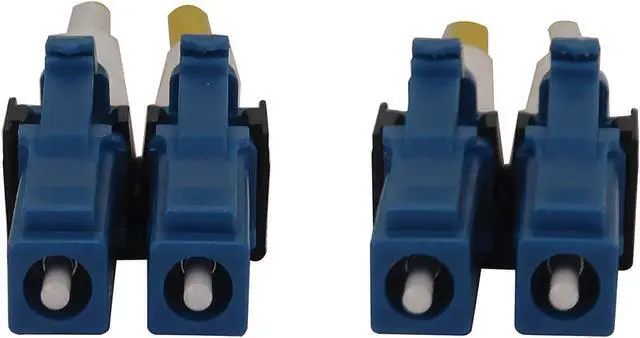 Alt view image 3 of 4 - Tripp Lite Switchable Fiber Patch Cable, Single Mode Duplex, LC to LC, 9/125 OS2, 400 GbE, Yellow, LSZH Jacket, 1 Meter / 3.3 Feet (N370X-01M)
