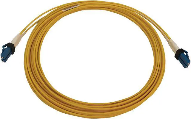 Alt view image 2 of 4 - Tripp Lite Switchable Fiber Patch Cable, Single Mode Duplex, LC to LC, 9/125 OS2, 400 GbE, Yellow, LSZH Jacket, 5 Meters / 16.4 Feet (N370X-05M)