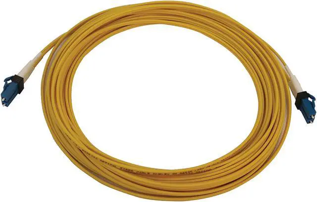 Alt view image 2 of 4 - Tripp Lite Switchable Fiber Patch Cable, Single Mode Duplex, LC to LC, 9/125 OS2, 400 GbE, Yellow, LSZH Jacket, 10 Meters / 32.8 Feet (N370X-10M)