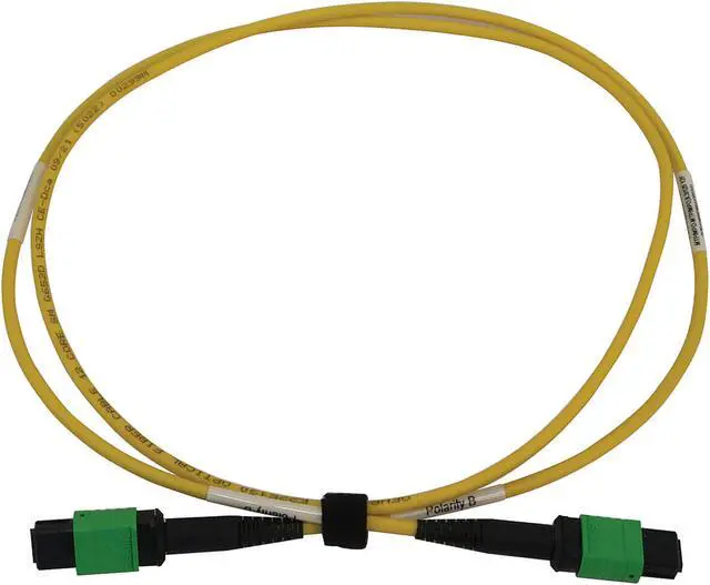 Alt view image 2 of 4 - Tripp Lite Single Mode Fiber Patch Cable, 9/125 OS2 MPO to MPO (F/F APC), 12 Fiber, Yellow LSZH Jacket, 1 Meter / 3.3 Feet (N390B-01M-12-AP)