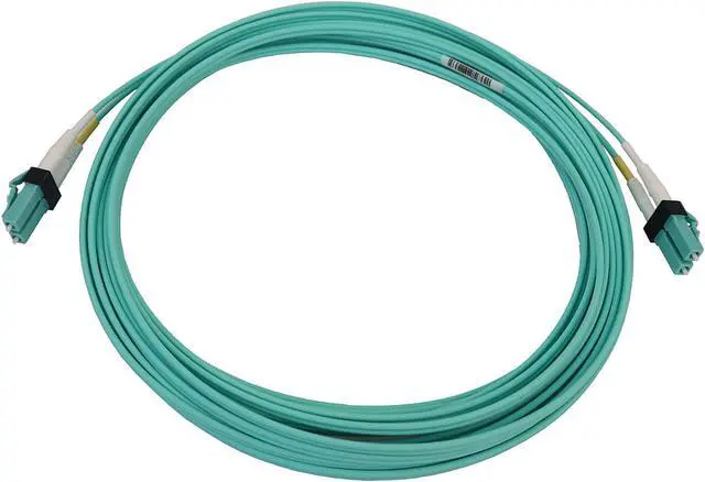 Alt view image 2 of 3 - Tripp Lite Switchable Fiber Cable, 400G Duplex Multimode 50/125 OM4 (LC Duplex-PC/LC Duplex-PC), Round LSZH Jacket, Aqua, 7 Meters / 23 Feet (N820X-07M-OM4)