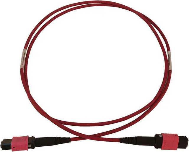 Alt view image 2 of 4 - Tripp Lite Multimode Fiber Patch Cable, 50/125 OM4 MPO to MPO (F/F), 12 Fiber, Magenta, LSZH Jacket, 1 Meter / 3.3 Feet (N845B-01M-12-MG)