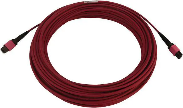 Alt view image 2 of 4 - Tripp Lite Multimode Fiber Patch Cable, 50/125 OM4 MPO to MPO (F/F), 12 Fiber, Magenta, LSZH Jacket, 20 Meters / 65.6 Feet (N845B-20M-12-MG)