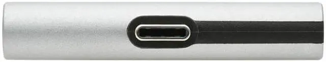 Alt view image 5 of 8 - Tripp Lite USB-C to 3.5 mm Headphone Jack Adapter for Hi-Res Stereo Audio - PD 3.0 and QC 2.0 Charging, Silver (U437-001-C-V2)
