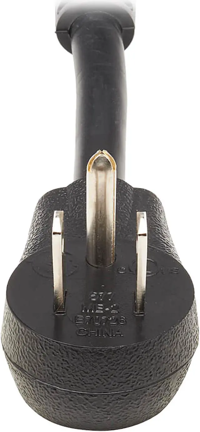 Alt view image 2 of 6 - Tripp Lite Model P024-001-15D-2 Extension Cord Y Splitter, Right-Angle NEMA 5-15P to 2x NEMA 5-15R - Heavy Duty, 15A, 120V, 14 AWG, 1 ft. (0.3 m), Black