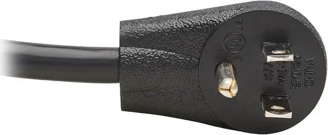 Alt view image 6 of 6 - Tripp Lite Model P024-001-15D-2 Extension Cord Y Splitter, Right-Angle NEMA 5-15P to 2x NEMA 5-15R - Heavy Duty, 15A, 120V, 14 AWG, 1 ft. (0.3 m), Black